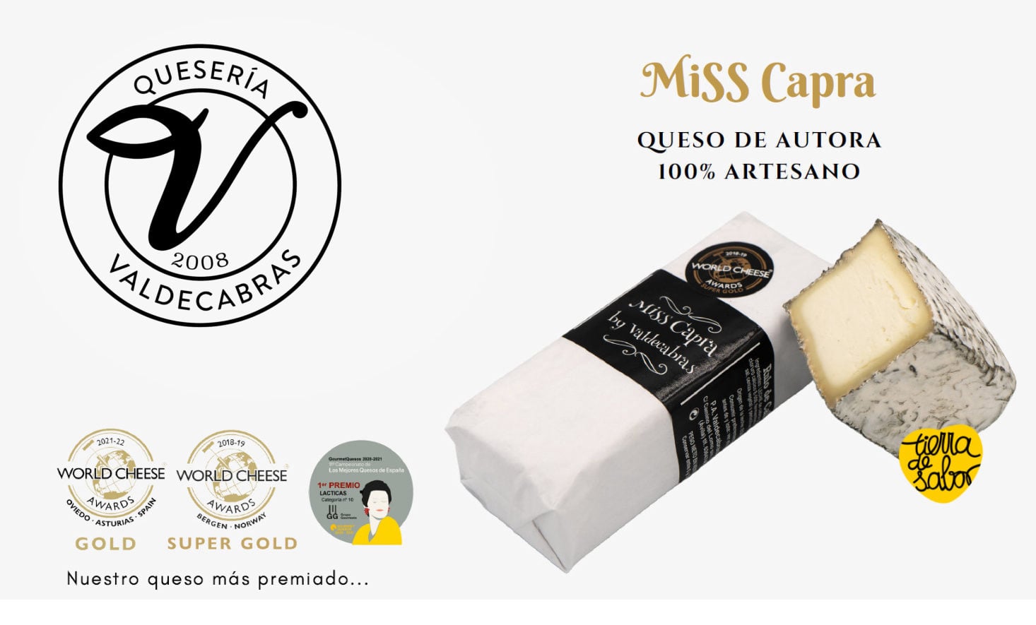 Miss Capra, queso cremoso de cabra Quesería Valdecabras